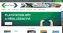 Desktop Screenshot of game-hall.cz